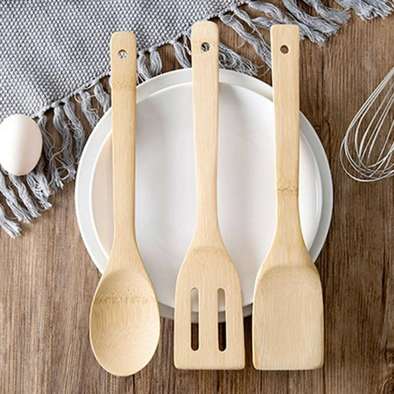 4 Pcs Wooden Spoon Set
