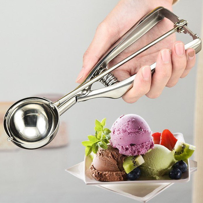 Stainless Steel Ice-Cream Scoop for Uniform Round Ice-Cream Balls