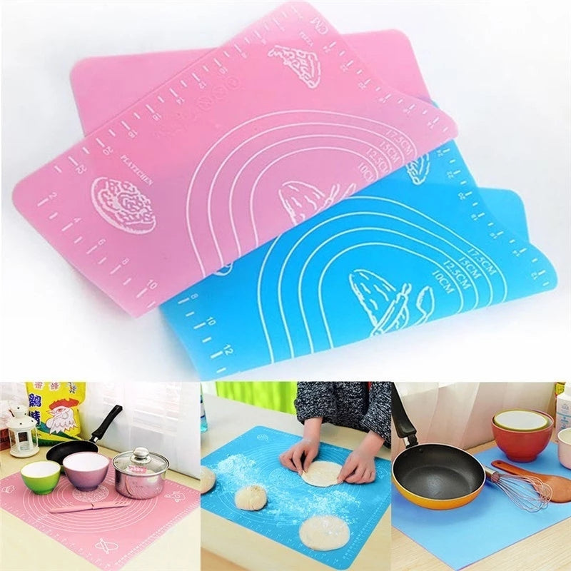 Multipurpose Silicone Baking Sheet, Non-slip, Non-stick Rolling Mat for Precision Baking