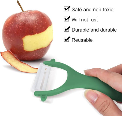 2-Pcs Vegetable Peeler Set in 2 Shapes