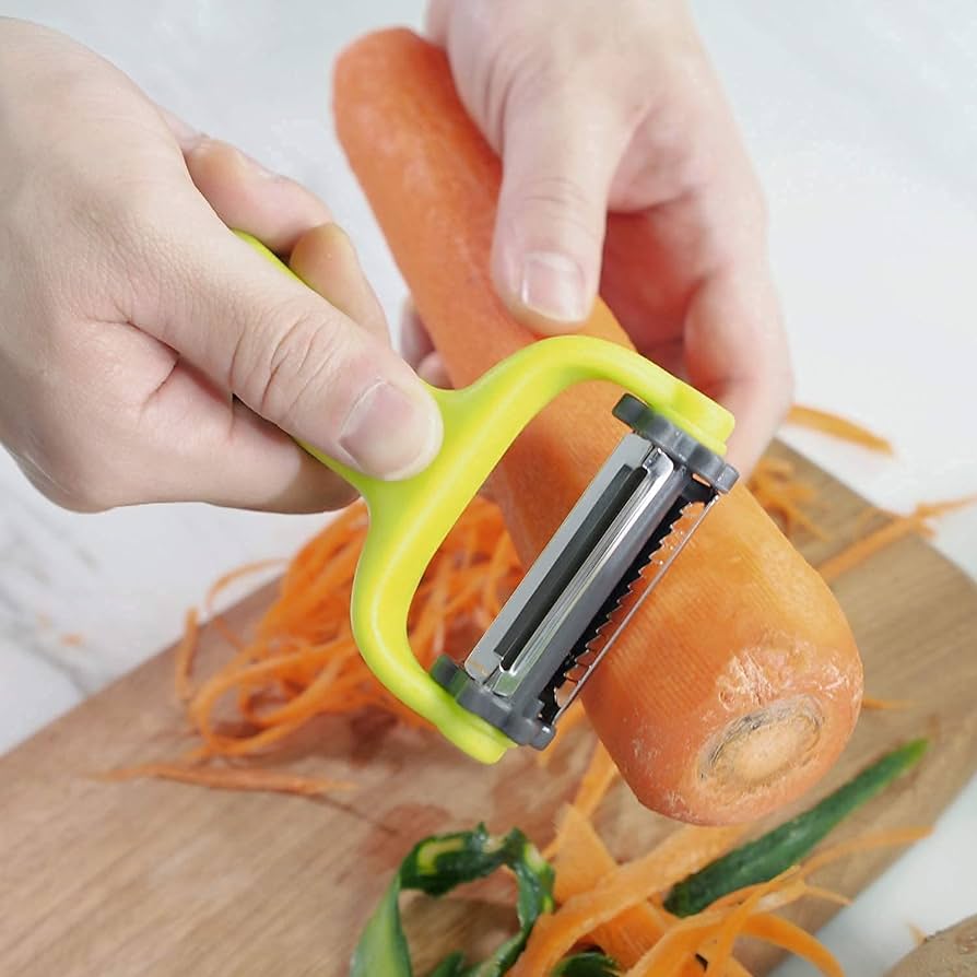 2-Pcs Vegetable Peeler Set in 2 Shapes