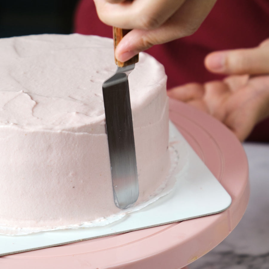 3-Pieces Set Baking Spatula: Cake & Pizza Cutting, Frosting, Serving Spatula Set