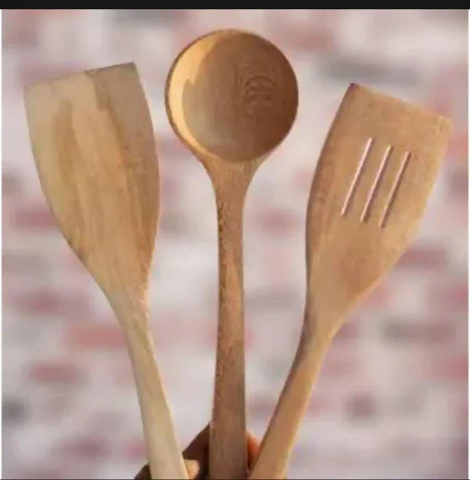 4 Pcs Wooden Spoon Set
