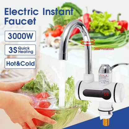 Instant Electric Hot Water Faucet with LCD Display – Rapid Heating