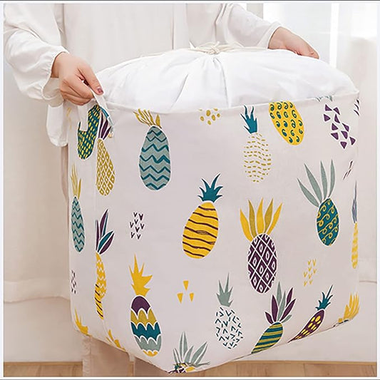 Foldable Waterproof Laundry Basket with Colorful Designs