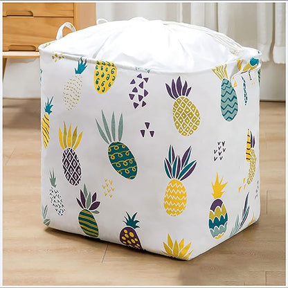 Foldable Waterproof Laundry Basket with Colorful Designs