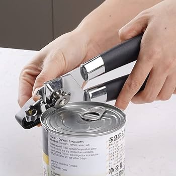 Multifunctional Bottle & Can Opener With Soft Touch Handle - Bottle & Tin Opener