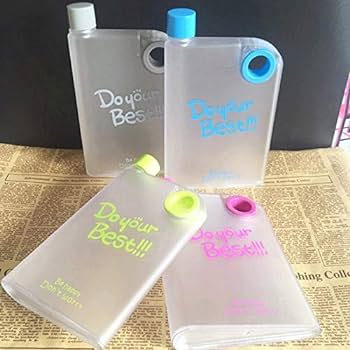 Printed Notebook Style Water Bottle (380 ml)
