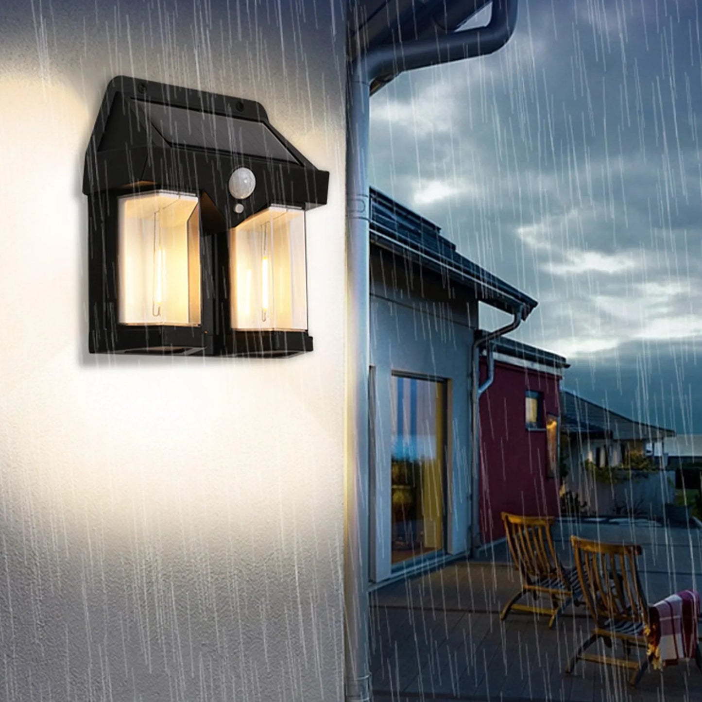 Outdoor Solar Sensor Light: Motion-Activated, Waterproof, Solar-Powered