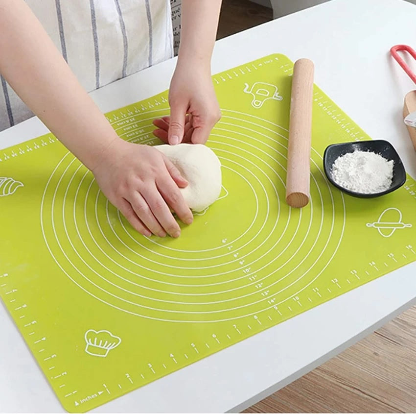 Multipurpose Silicone Baking Sheet, Non-slip, Non-stick Rolling Mat for Precision Baking