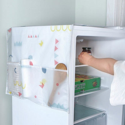 Waterproof Fridge Cover With Storage Pocket : Dust Protection to Organize Your Refrigerator